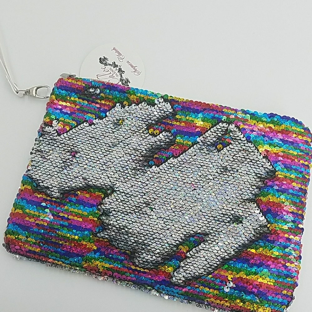🆕Chloe Alexis Sequin Color Changing Clutch - Picture 2 of 8